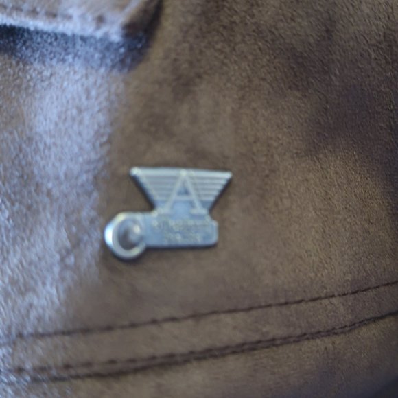 NWT Mens A Collezioni Italia Brown Button-Up Faux Suede Jacket XXL * - Picture 4 of 12